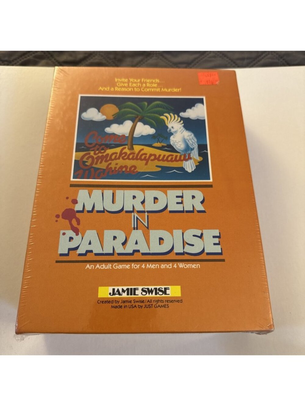 Murder In Paradise Party Game Jamie Swise New HG7